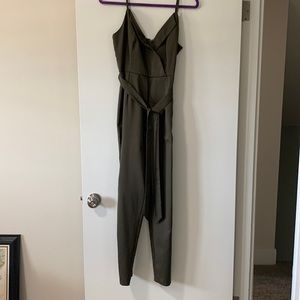 Green jumpsuit